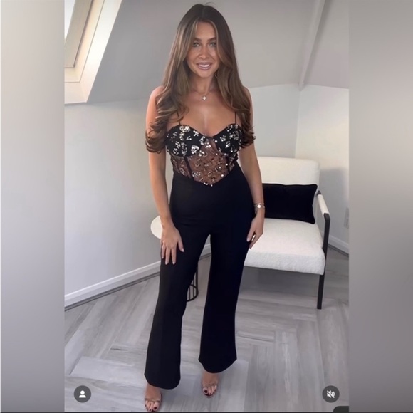 Zara Sequin Jumpsuit - Picture 5 of 7